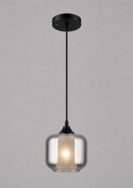 Lampă suspendată QH N4830/1H BK+AM