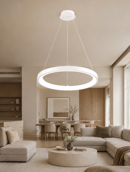 Lustra HJT 26270/500 WH 62W DIM D500*H1000mm