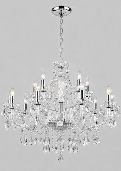 Lustra MJ 6822/15 WH+CH 10+5*E14 QH D1020*H550mm