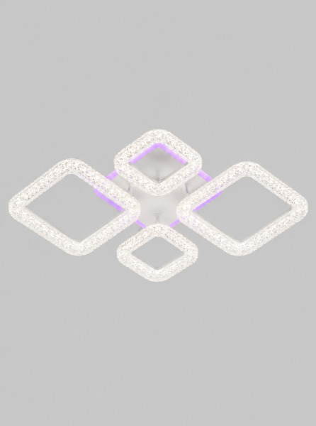 Lustra TY-P01-2+2 WH RGB 96+22W
