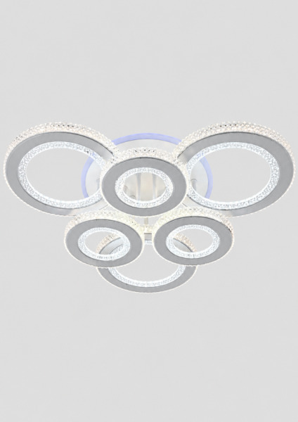 Люстра HJT 26064/3+3C WH+CR 192+24W RGB DIM+RC D640*H140