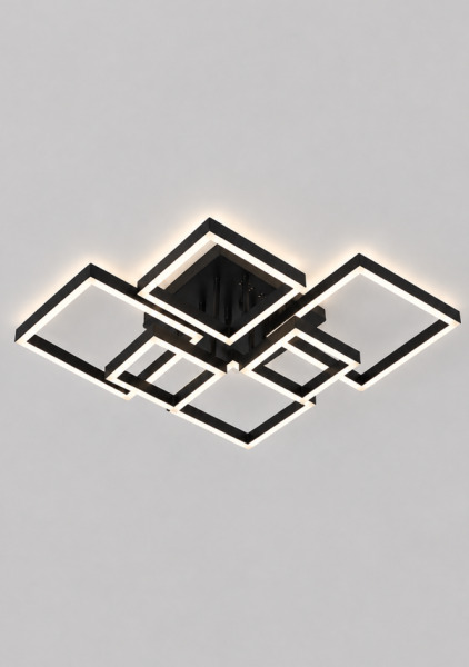 Люстра TY-ZT59-4+2 BK RGB 144+36W 950*710*160mm