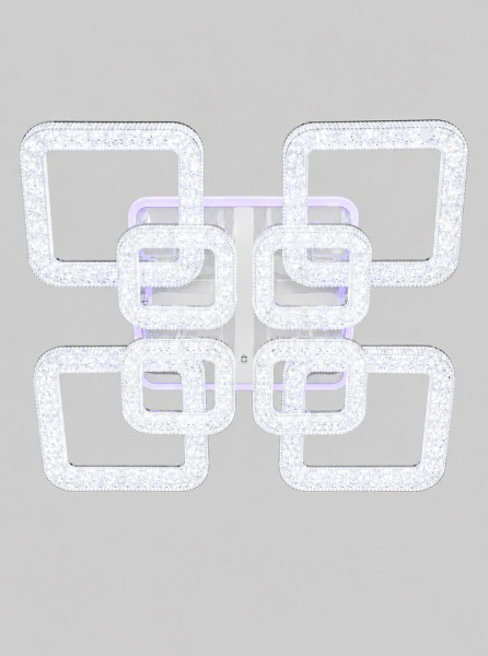 Lustra TY-P01-4+4 WH RGB 192W+28W 560*560*120mm