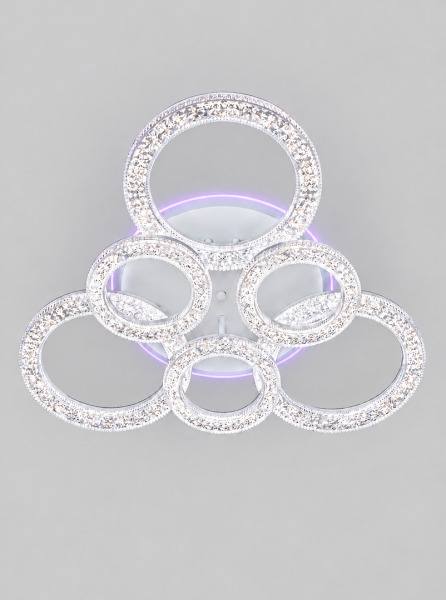 Люстра TY-P02-3+3 WH RGB 156W+22W 660*120mm