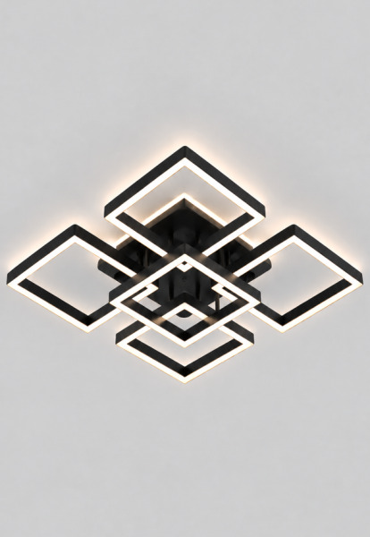 Lustra TY-ZT59-5 BK RGB 120+28W 540*540*120mm