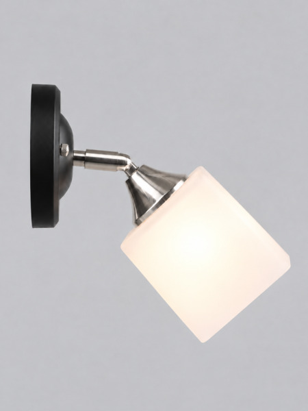 Бра QH N6106/1WS BK+CR E27 L195*W110*H185